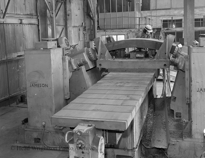 Machine facilities at Eaglescliffe iron foundry