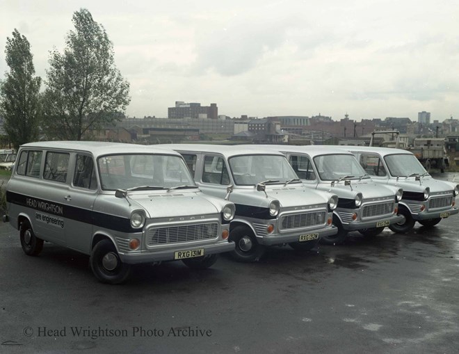 colour photographs of new vehicles at transport