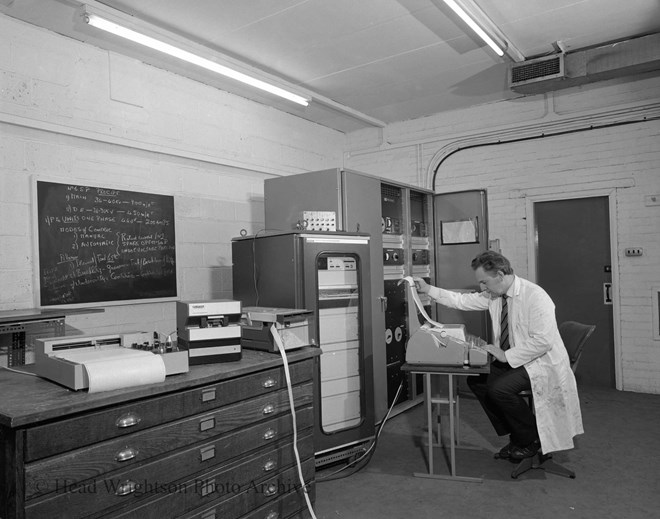 general views of computer set up at corby