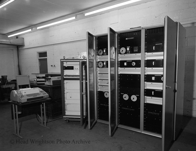 general views of computer set up at corby