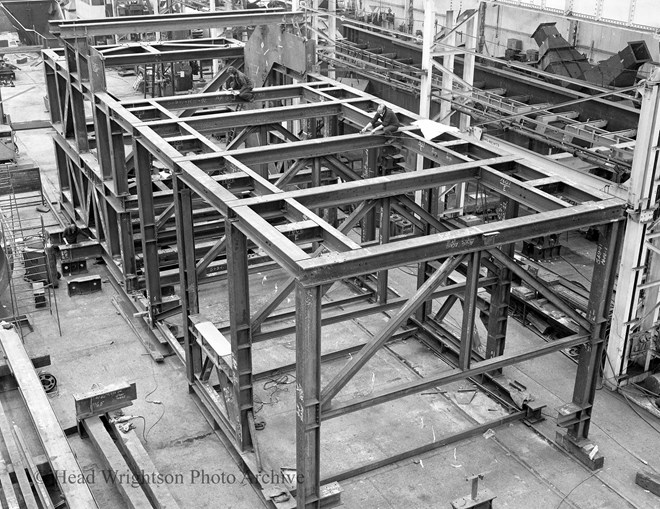 GENERAL VIEW OF CONSTRUCTION OF SINTER STRAND TEESSDALE