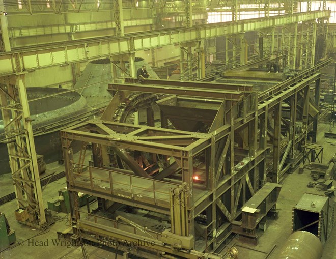 ravenscraig sinter strand part contstruction bridge yard