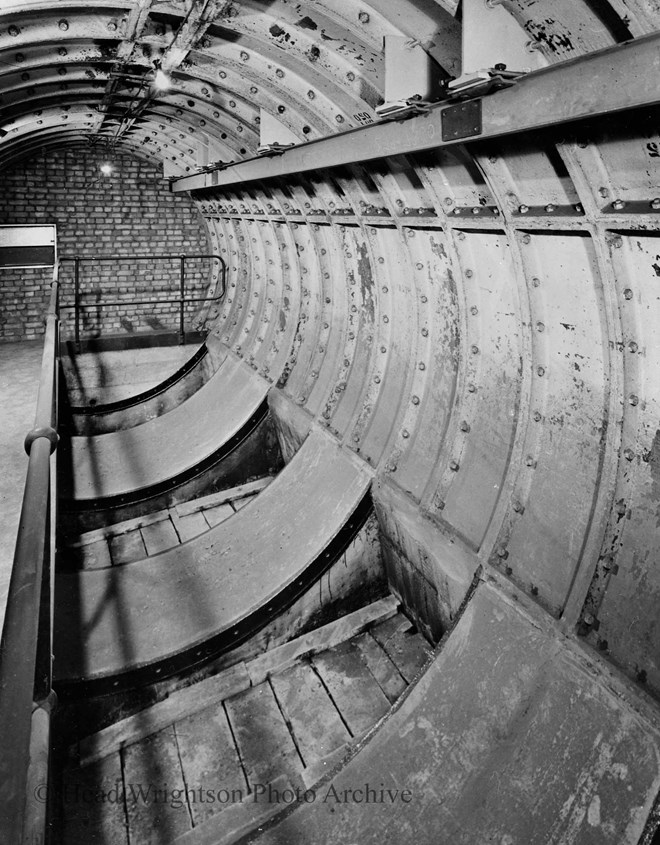 Copies of tunnel photographs