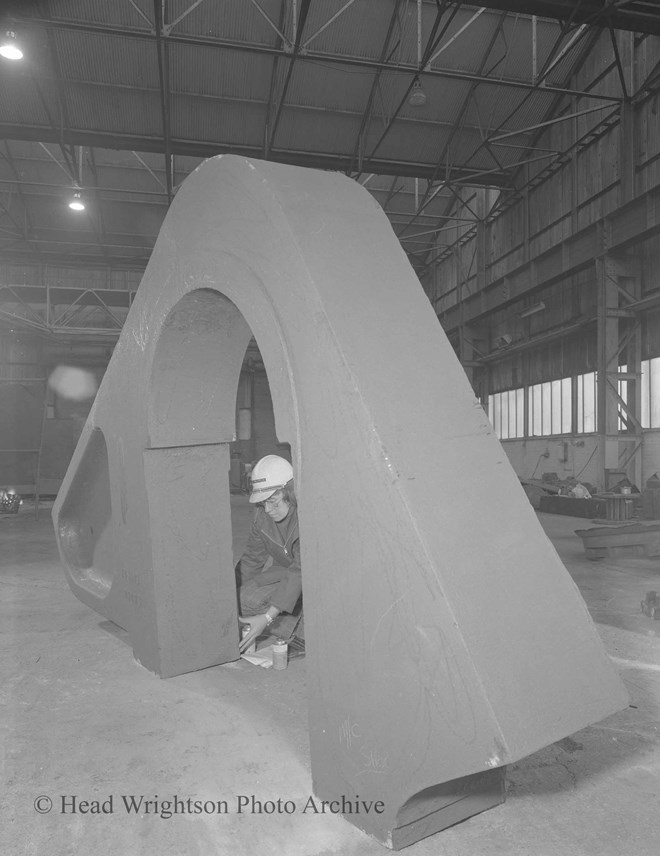 River Thames flood gates casting