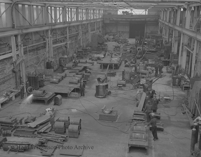 GENERAL VIEW OF TEESDALE SHOP WELDING