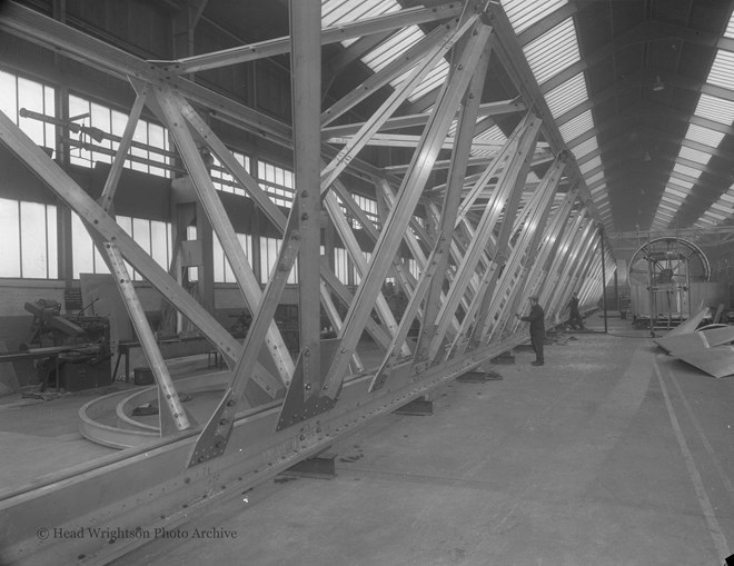 Aluminium fabrications at H.W. Stockton works