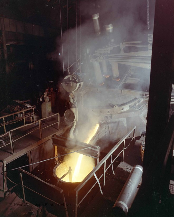 Tapping Electric Arc Furnace