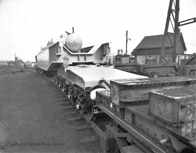 Rolls Royce Waggons on BR Siding