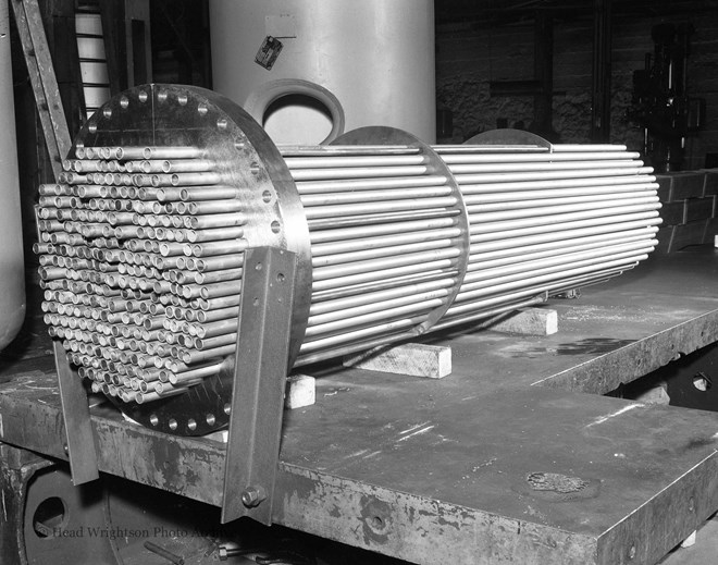 Tube Bundles in Heat Exchanger Shop