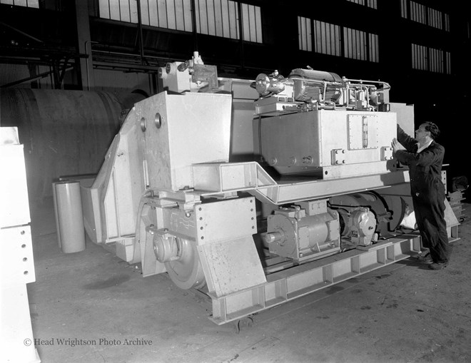 Rail car in Heavy Plate Shop