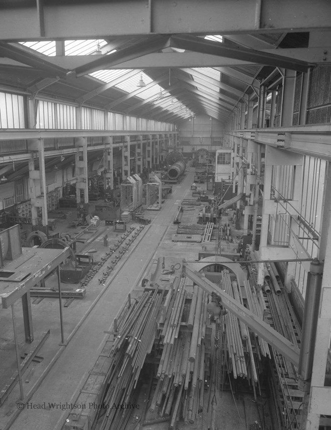 View of bay at Stockton Forge (fitting shop)