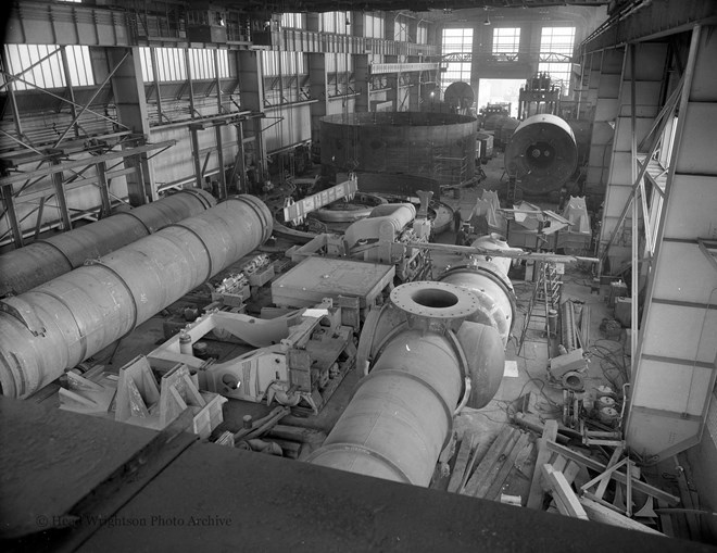 General view of Heavy Plant Shop from Furnace end