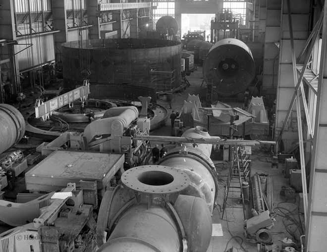 General view of Heavy Plant Shop from Furnace end