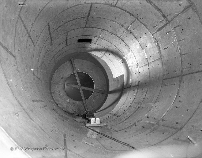 Lining of Rotary Kiln at Stockton Forge