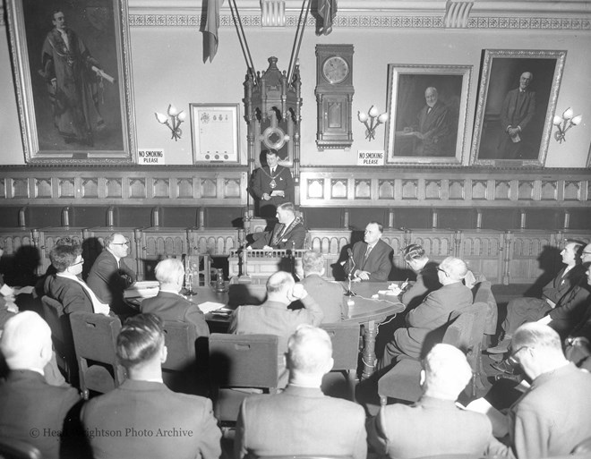 Mayor Of Middlesbrough Addressing Public Cleansing Committee