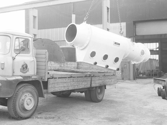 Thruclone being loaded onto Lorry