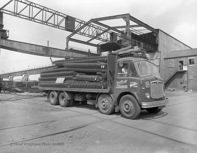 Filligree Loaded On Lorry Outside Filligree Shop