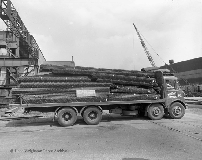 Filligree Loaded On Lorry Outside Filligree Shop