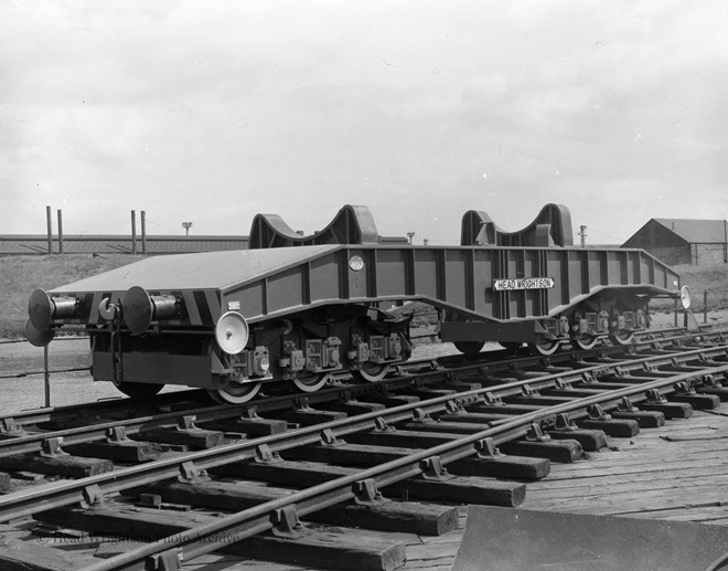 Railway Wagon Near Paint Shop