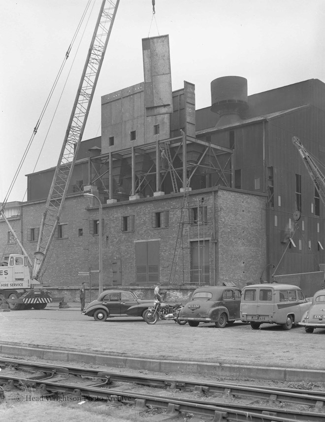 Erection of Fume Hoods - Steel Foundry