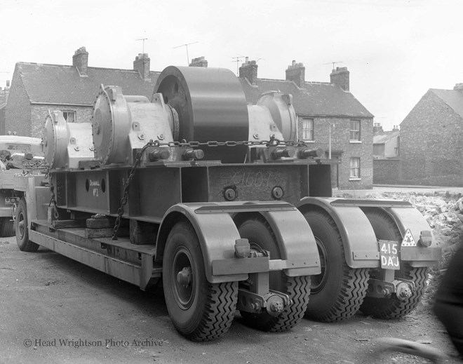 load leaving Head Wrightson Stockton