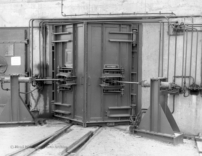 Headgear & Air Lock Doors At Linby, Hucknall & Florence Colleries