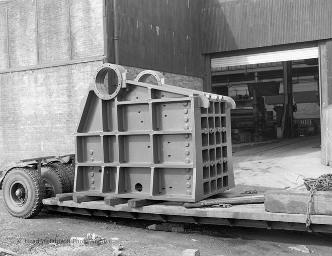 Load outside H.W. Stockton Forge (Mr Eden)