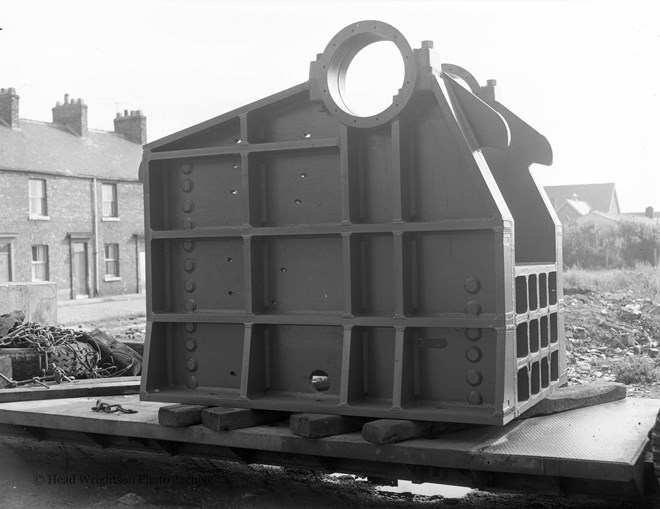 Load outside H.W. Stockton Forge (Mr Eden)