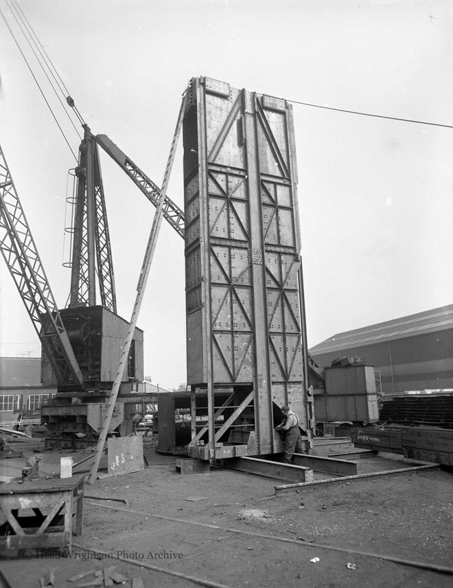 Coal Skip Stood On End