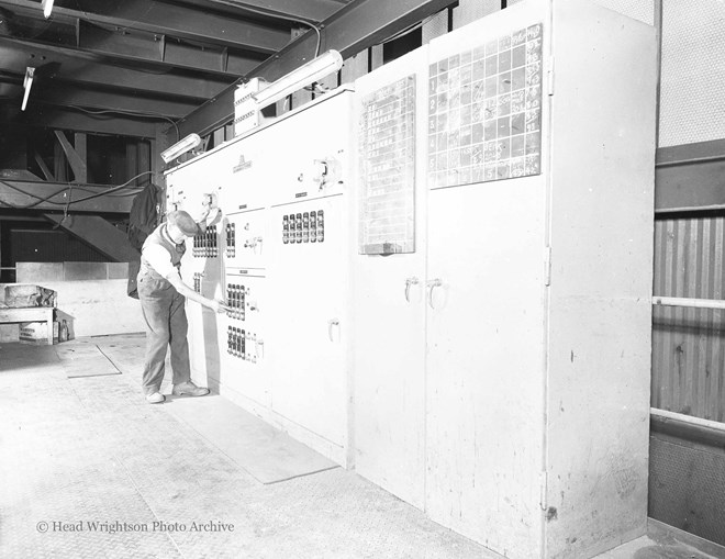 Control Panel at Sand Plant