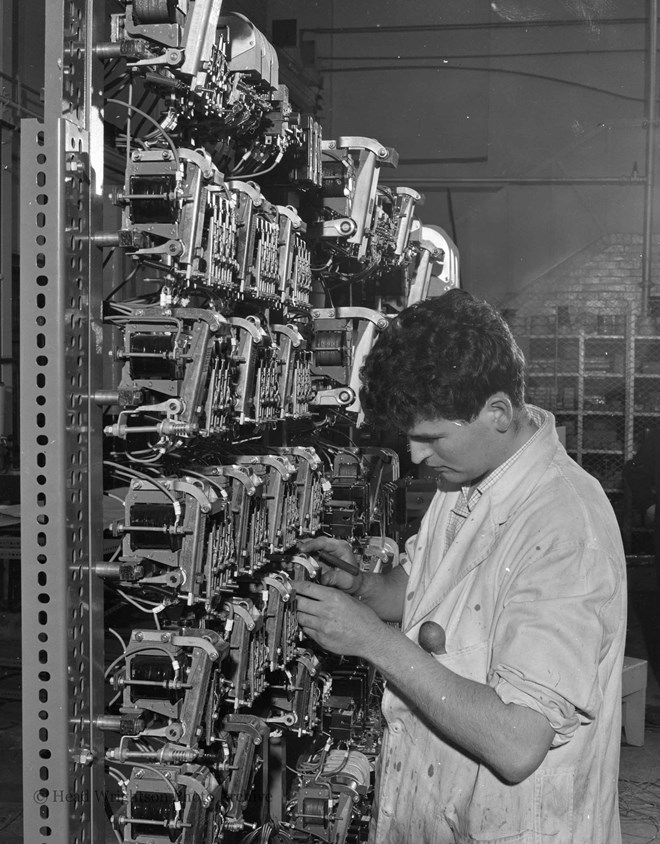 Electrician working on S.E.E.D Panel