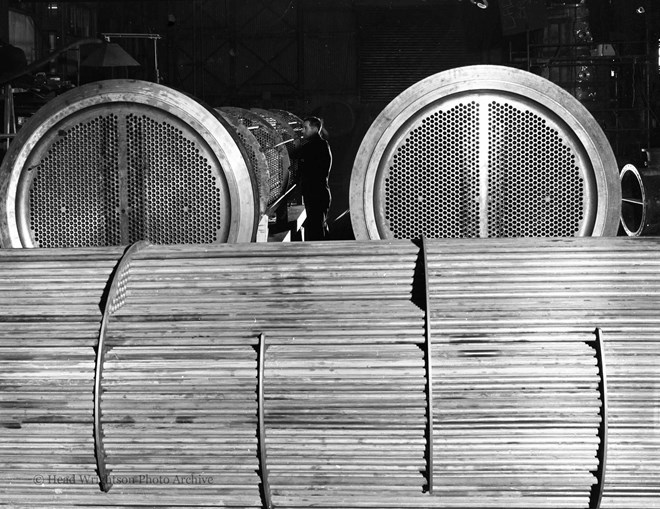 tubing of heat exchanger