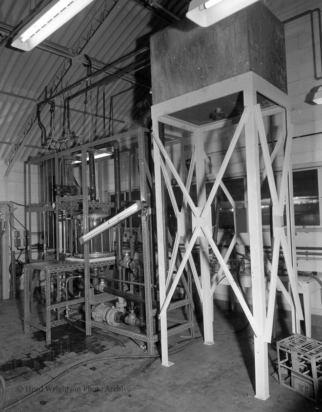 rig in effluent laboratory