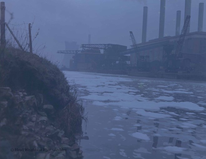 Colour shots of pollution at Ferrybridge