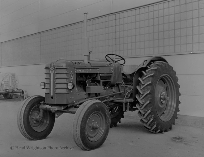 Copy of a Photograph of a Tractor