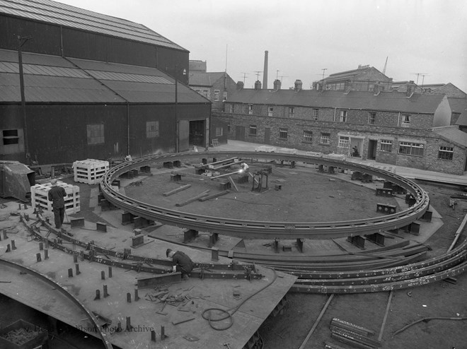 Aerial View of Telescope Dome at Stockton Forge