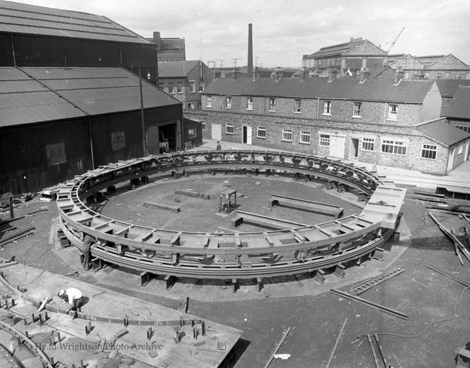 Ariel View Of Telescope Ring At Stockton