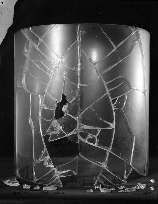 Cracked Perspex Cylinder