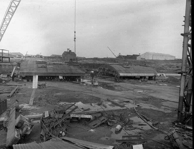 Middlesbrough Dock Gates on Slipway