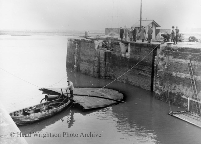 copy of dock gate photograph