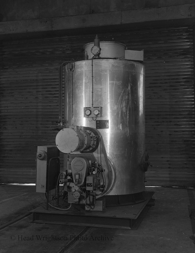 Boiler at Head Wrightson Stockton Forge (L. Eden)