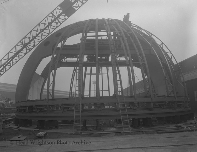 Telescope dome at Head Wrightson Stockton Forge