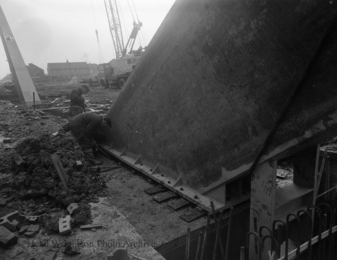 Lifting of Billingham Sports Forum Legs