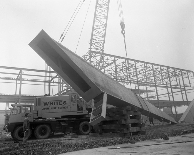 Lifting of Billingham Sports Forum Legs