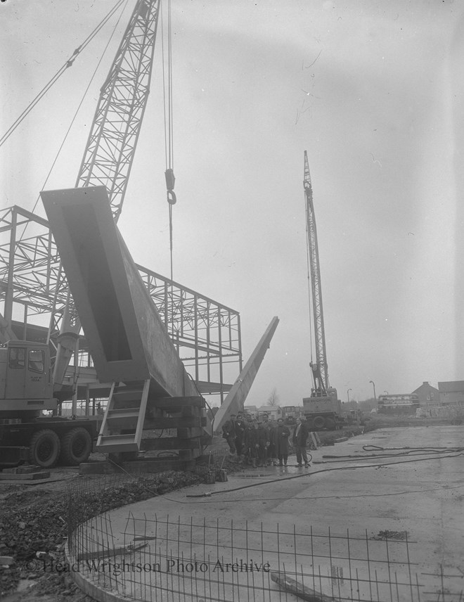 Lifting of Billingham Sports Forum legs