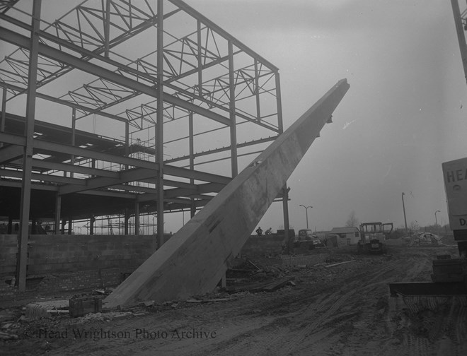 Lifting of Billingham Sports Forum legs