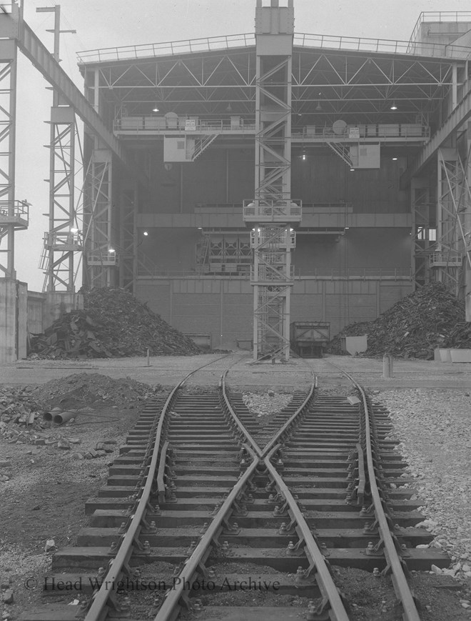 Kaldo & hot metal mixer plus supporting equipment at Stanton & Staveley Works, Ilkeston, Notts