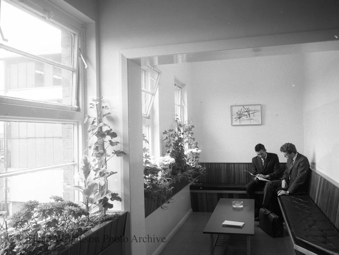 stampings reception room