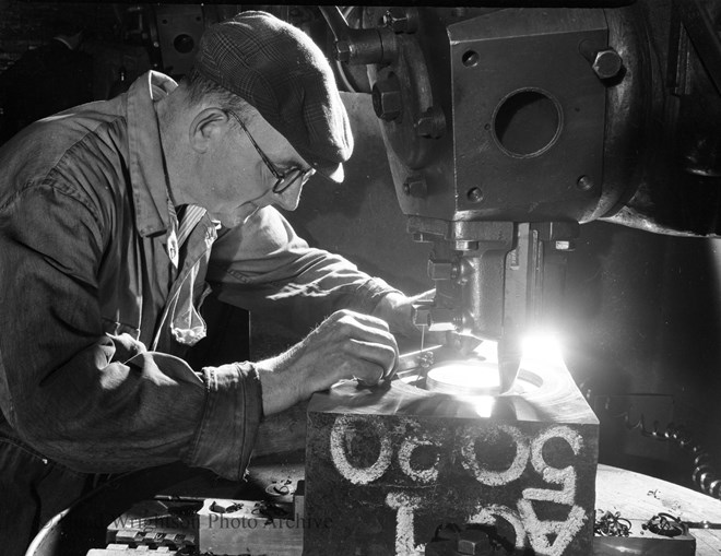 stampings marking out in die shop