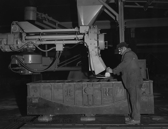 New sand plant at Eaglescliffe Iron foundry